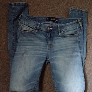 Hollister Skinny Jeans Acid Wash Speckled Jeans